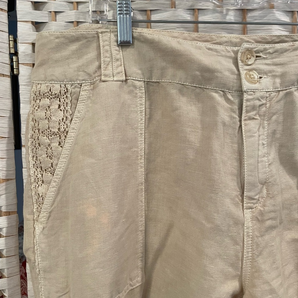 Sundance Beige Textured Chinos - Picture 2 of 6